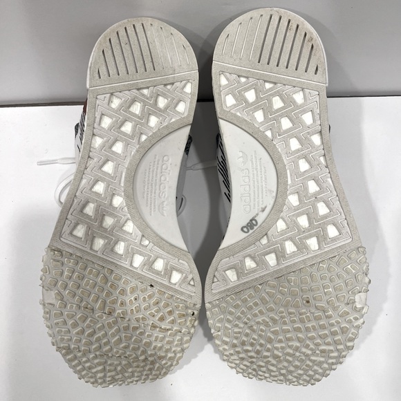 LIKE NEW‼️Men’s Adidas Whitaker Car Club x NMD Racer “Monaco” Wht/Blk//Brn (10) - Picture 15 of 16
